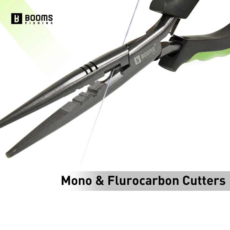 Load image into Gallery viewer, Booms Fishing F03 Multifunction Fishing Pliers Tools 23.5cm Straight Long Nose Stainless Steel Line Cutter Scissors Tools
